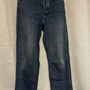 Madewell Low Slung Straight Jeans